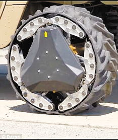 美國新戰車 輪子秒變形